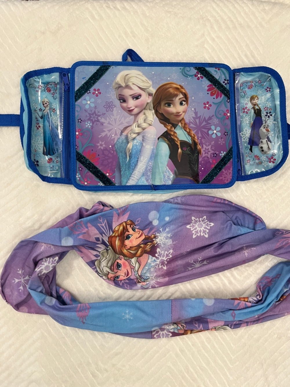 Disney Frozen Bundle Lap Desk and Scarf girl girls‎ puzzles Stickers